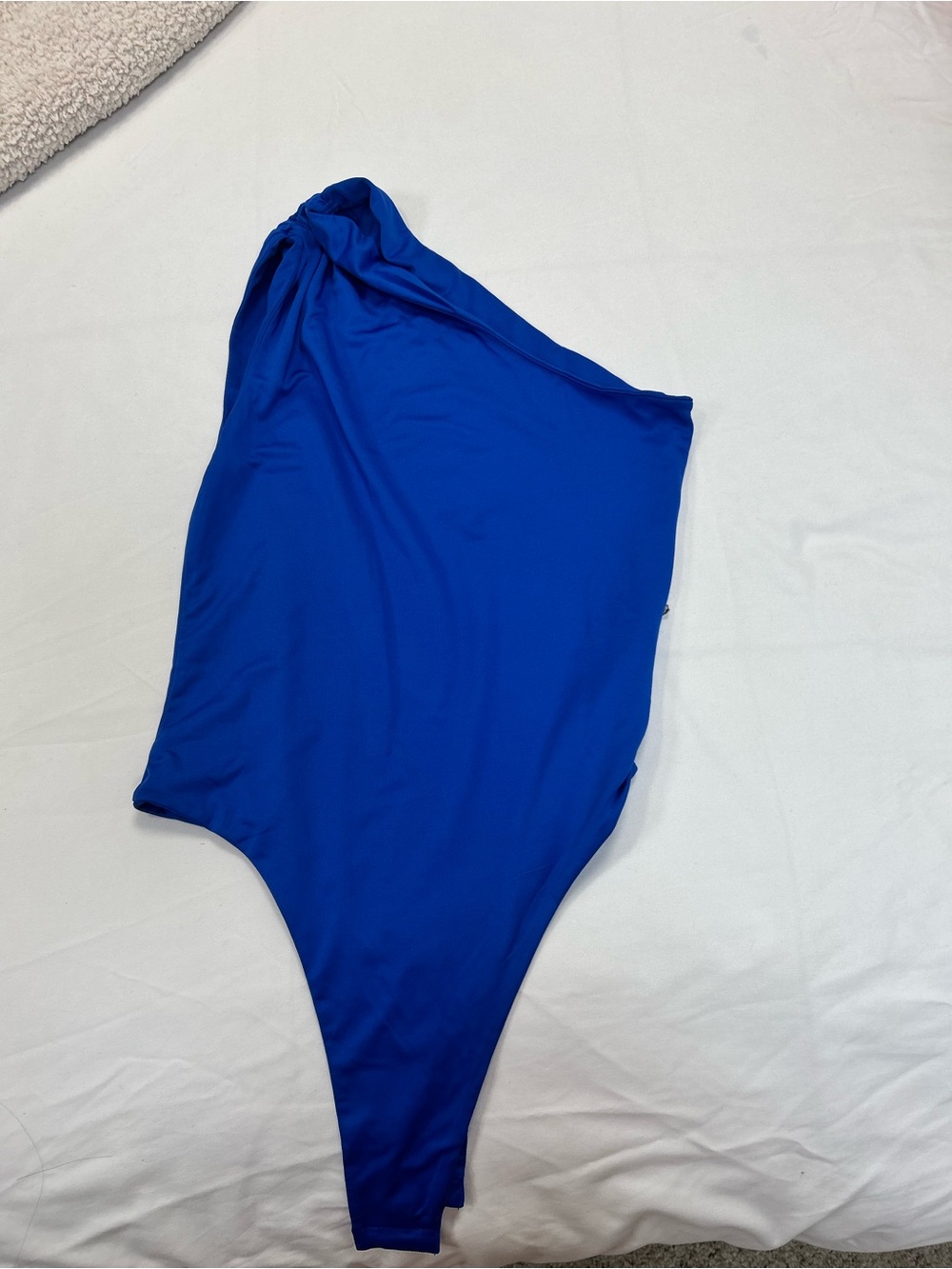 Amazon Women's One-Shoulder Bodysuit - Royal Blue